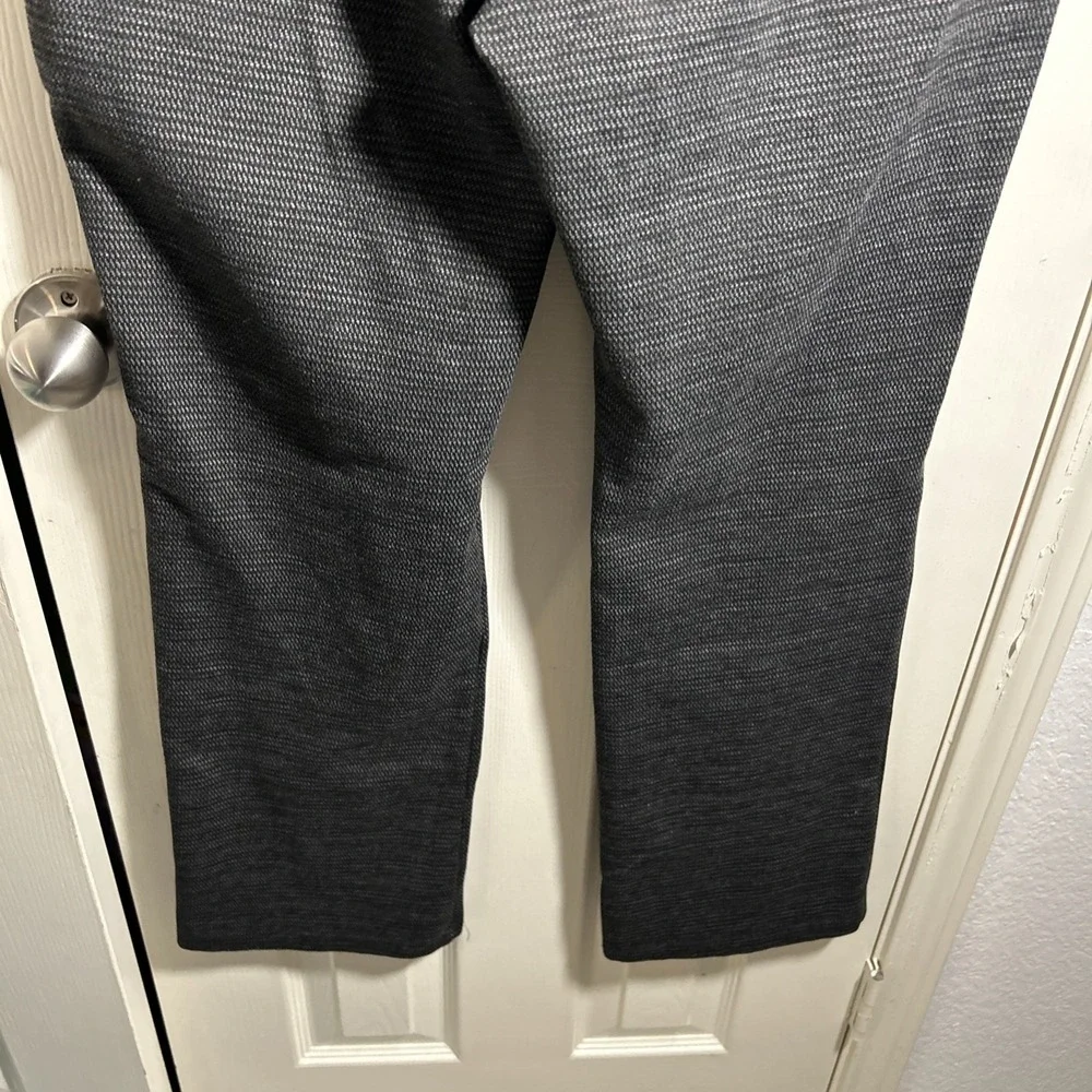 APT. 9 Women's Black Patterned Elastic‎ Waist Pull-On Dress Pants Size L